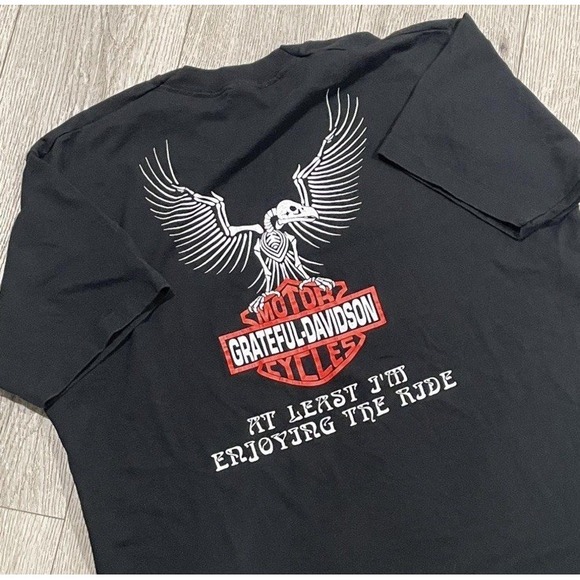 Vintage Grateful Dead Harley Davidson T-Shirt XL Jerry Garcia dead